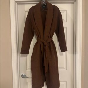 Cozy Brown Women's trench coat